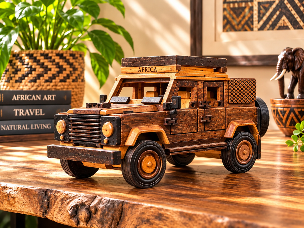 Handcrafted Wooden Safari Vehicle – Signature