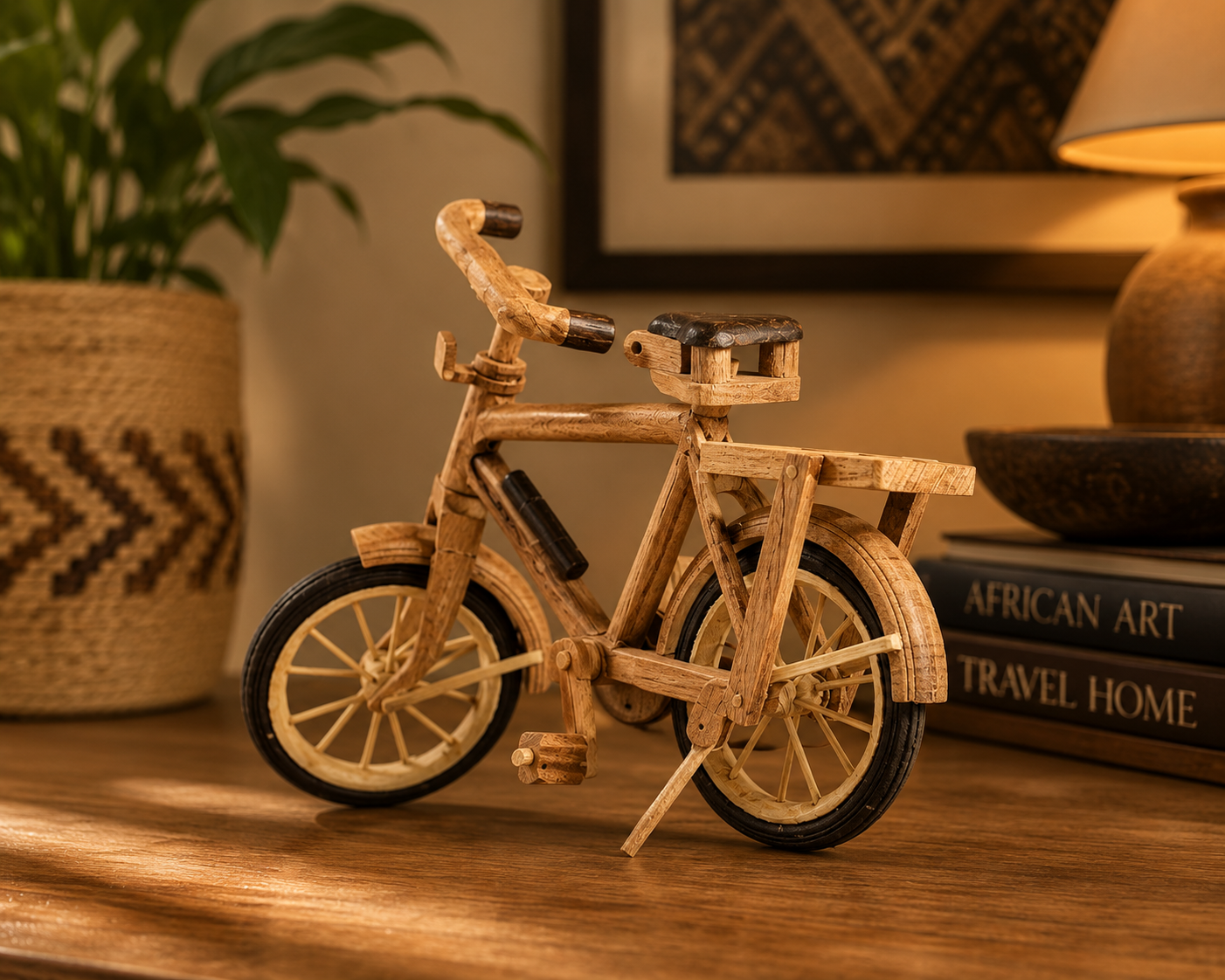 Handcrafted Wooden Bicycle