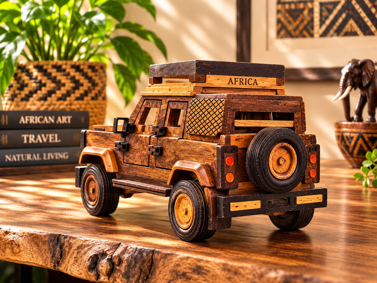 Handcrafted Wooden Safari Vehicle – Signature